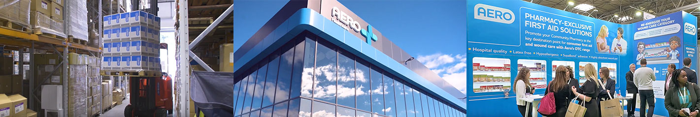 Aero Healthcare warehouse, office and presentation