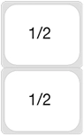 2 x 1/2