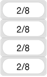 4 x 2/8